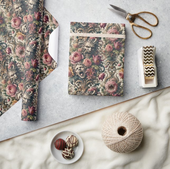 Papel De Presente Baroque Hunger Pains – Gothic Victorian (Artesanato)