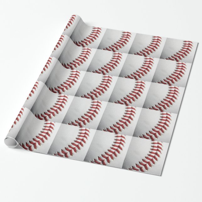 Papel De Presente Baseball (Desenrolado)