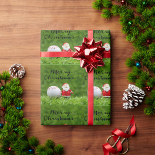 Papel De Presente Baseball no Natal