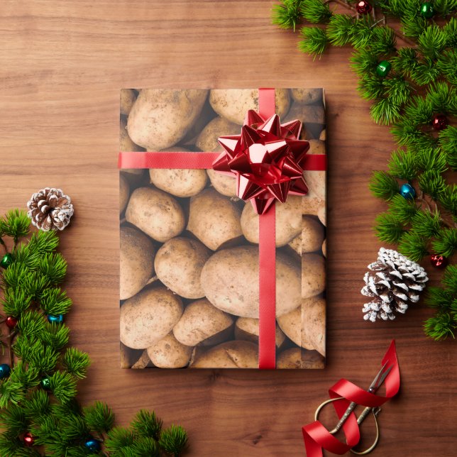 Papel De Presente Batata (Presente de Natal)