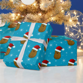 Papel De Presente Batata Feliz Natal