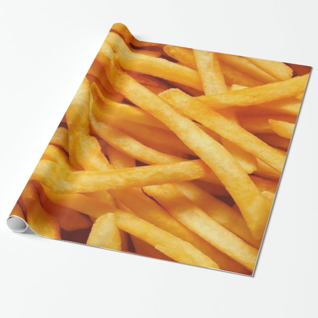 Papel De Presente Batatas fritas (Desenrolado)