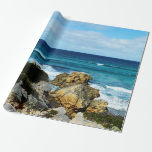 Papel De Presente Bater No Oceano,