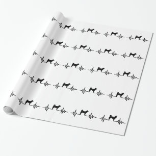 Papel De Presente batimento cardíaco de Shiba inu