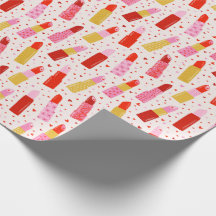 Batom de dia de os namorados no creme