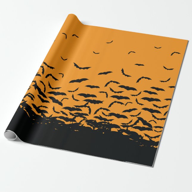 Papel De Presente Bats (Desenrolado)