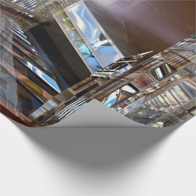 Papel De Presente Baylene Modern Architect City Elegant (Ponta)