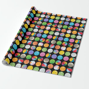 Papel De Presente Beach Balls