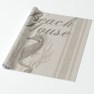Papel De Presente Beach House Seacavalo Seashore