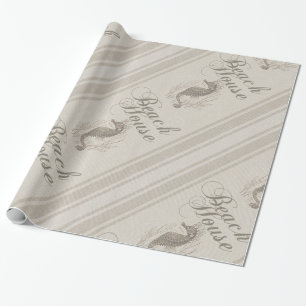 Papel De Presente Beach House Seacavalo Seashore
