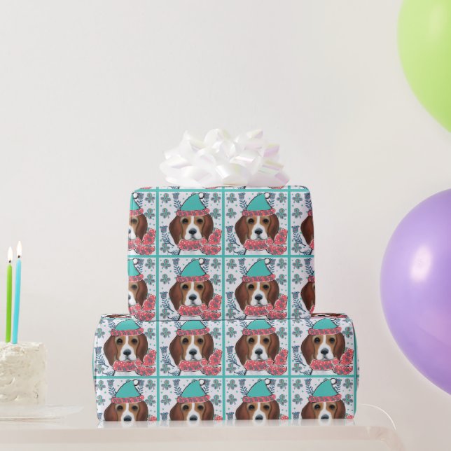 Papel De Presente Beagle (Presentes para festas)