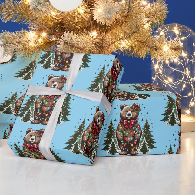 Papel De Presente Bear Natal (Feriados)