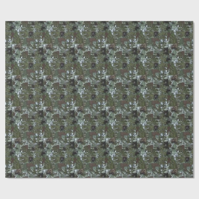 Papel De Presente Bears in the Beautiful Woods (Aberto)