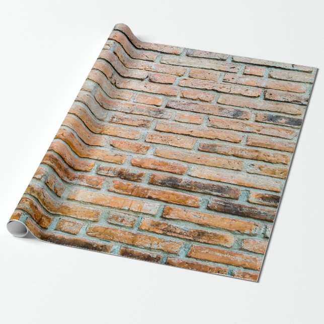 Papel De Presente Beautiful brick wall Old classicabstract, architec (Desenrolado)