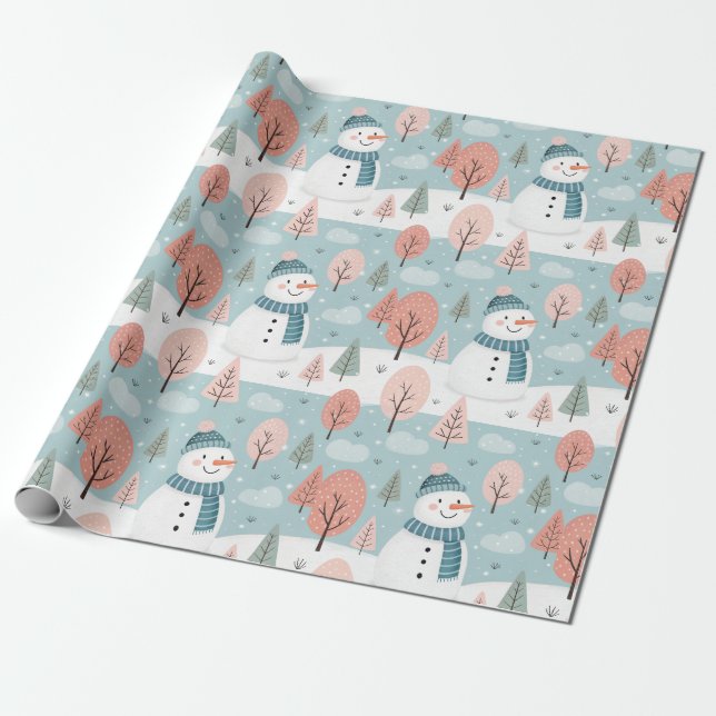 Papel De Presente Beautiful Christmas (Desenrolado)