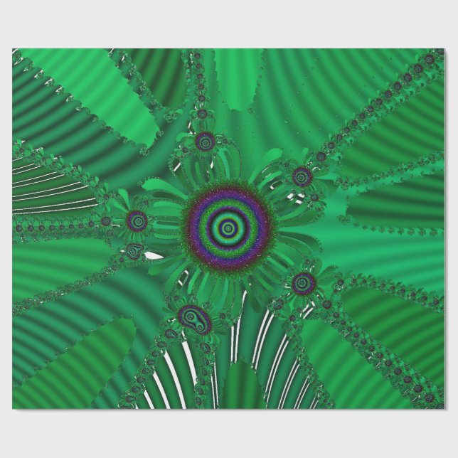 Papel De Presente Beautiful Floral Pattern  (Aberto)