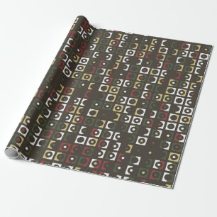 Papel De Presente Beautiful geometric pattern design abstract, art,