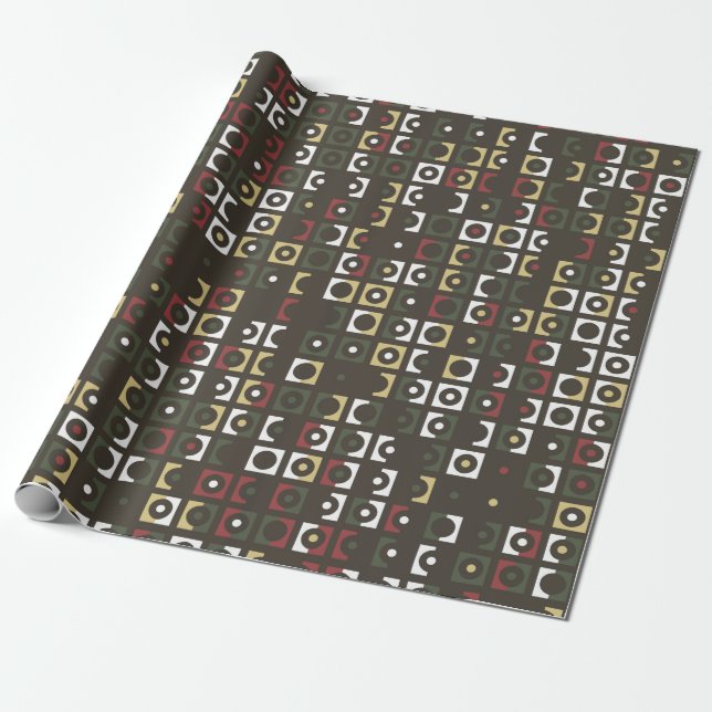 Papel De Presente Beautiful geometric pattern design abstract, art,  (Desenrolado)