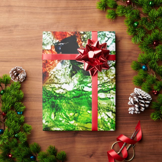 Papel De Presente Beautiful green abstract wrapping paper,Textured  (Presente de Natal)