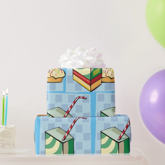 Papel De Presente Beba Com Um Papel De Embalagem Por Palha (Criador carregado)