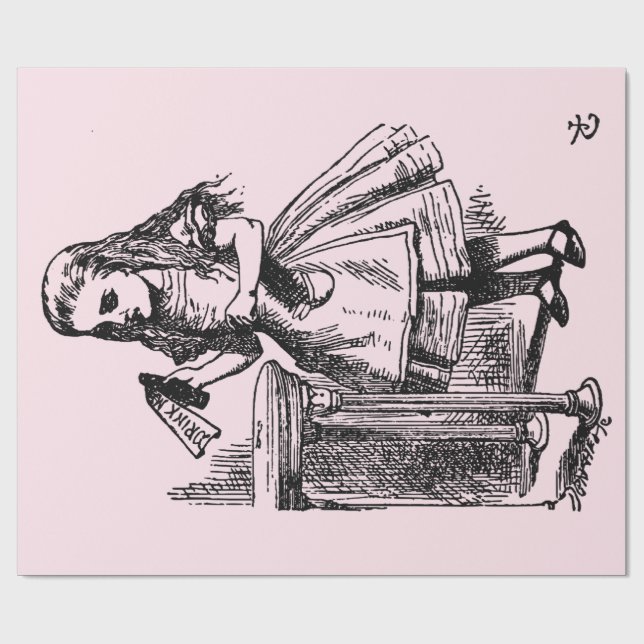 Papel De Presente Beba-me (Aventuras de Alice no País das Maravilhas (Aberto)
