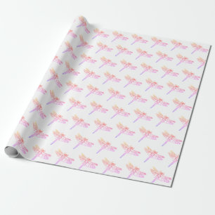 Papel De Presente Bebê-Bebê-Bebê-Bebê Rosa-Dragão-Rosa Pastel Crianç