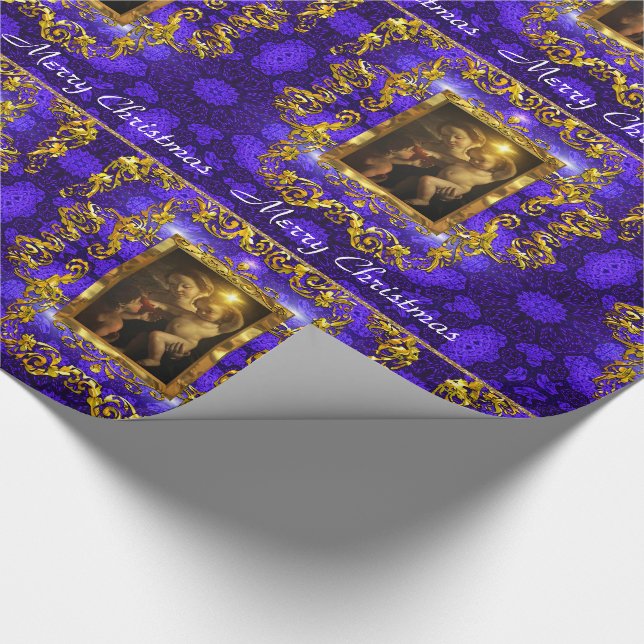 Papel De Presente Bebê Jesus Abençoe Seu Nome (Ponta)