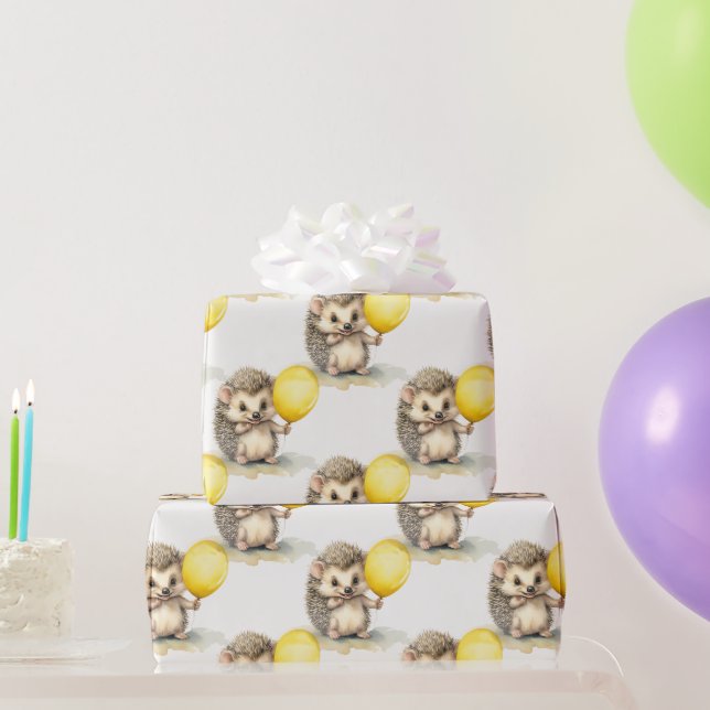 Papel De Presente Bebê Porco Gênero Neutro Aniversário (Presentes para festas)