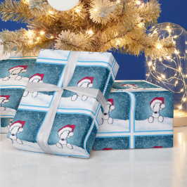 Papel De Presente Bedlington Christmas