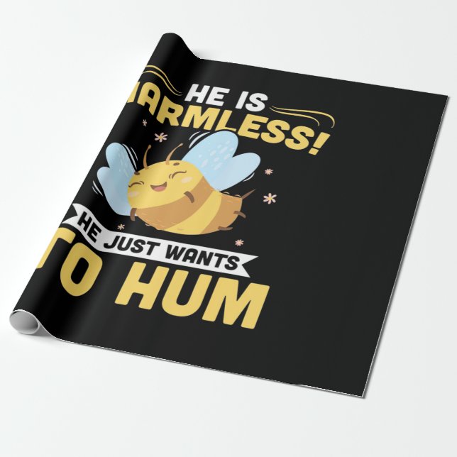Papel De Presente Beekeeper Só quer hum (Desenrolado)