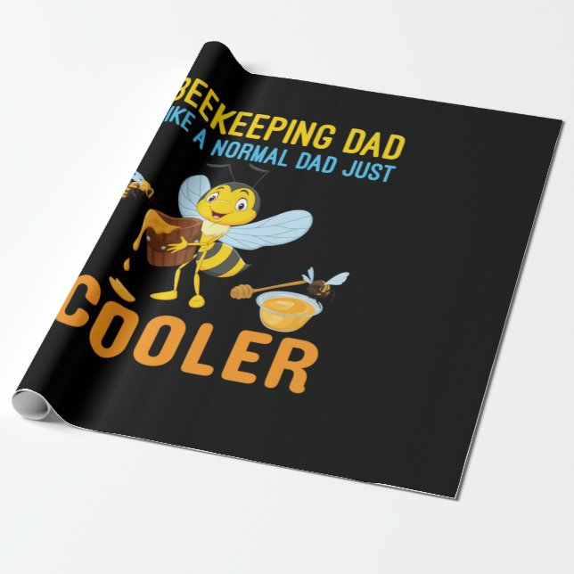 Papel De Presente BeeKeeping Pai da Arte do Apekeeper (Desenrolado)