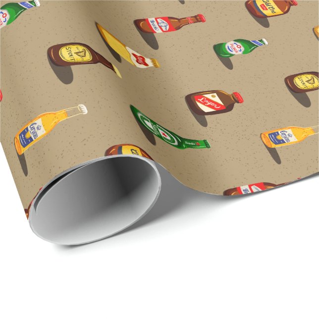 Papel De Presente Beerskis Gift Wrap (Ponta do rolo)