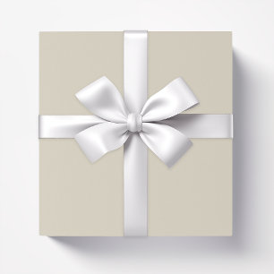 Papel De Presente bege branco ósseo sólido