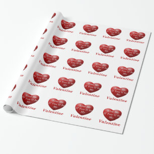 Papel De Presente Beije-me se você será meu Namorados