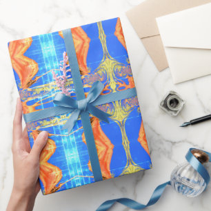 Papel De Presente Bela Arte Vetorial de Impressão Tribal Africana Ad