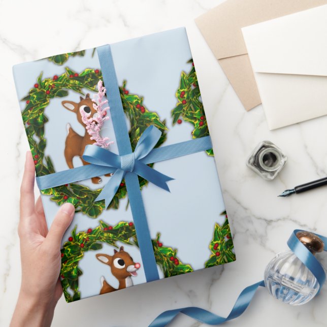 Papel De Presente Bela Bebê De Natal (Criador carregado)