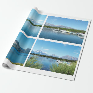 Papel De Presente Bela paisagem do Parque Nacional Grand Teton