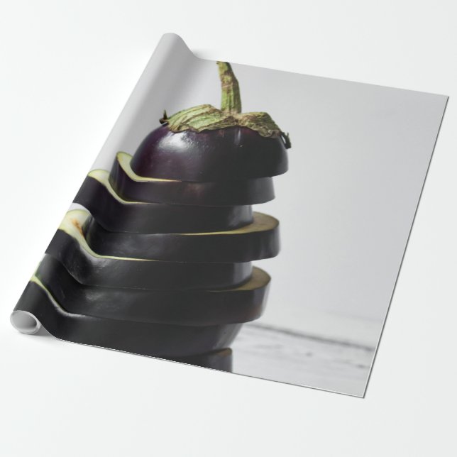 Papel De Presente Belas Frutas E Vegetais (Desenrolado)