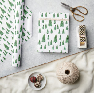 Papel De Presente Beleza do País de Férias de Inverno