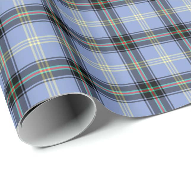 Papel De Presente Bell Clan Tartan (Ponta do rolo)