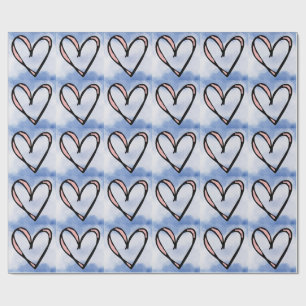 Papel De Presente Belo Coração