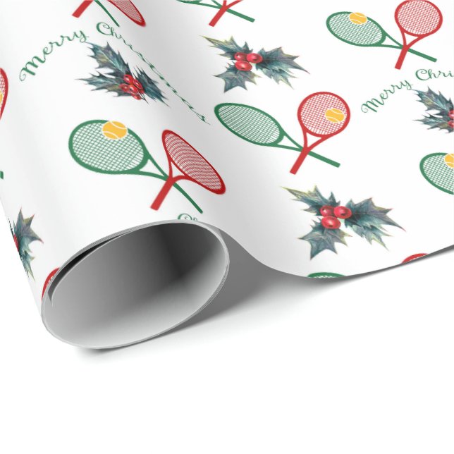 Papel De Presente Belo 🎄 de Natal 🎾 papel de enrolar tênis (Ponta do rolo)