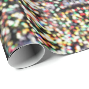 Papel De Presente Belo e alegre e colorido dos boques de Natal