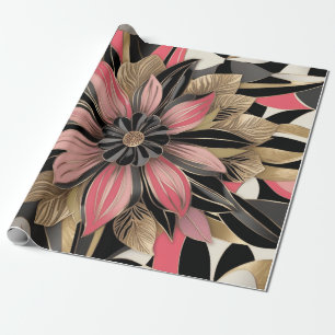 Papel De Presente Belo floral