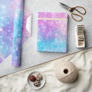 Papel De Presente Belo Fundo Colorido e Brilhante