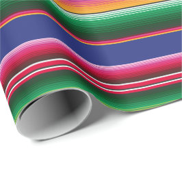 Papel De Presente Belo padrão mexicano de saqueta