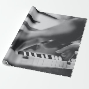 Papel De Presente Belo Trabalho de arte de Piano