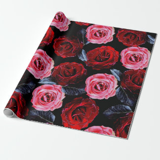 Papel De Presente Belos Rosas no Bloom