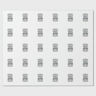 Papel De Presente Bênção de Deus Jesus Espírito Santo Camisa Vintage