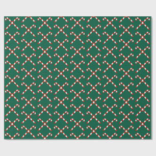 Papel De Presente Bengalas Cruzadas